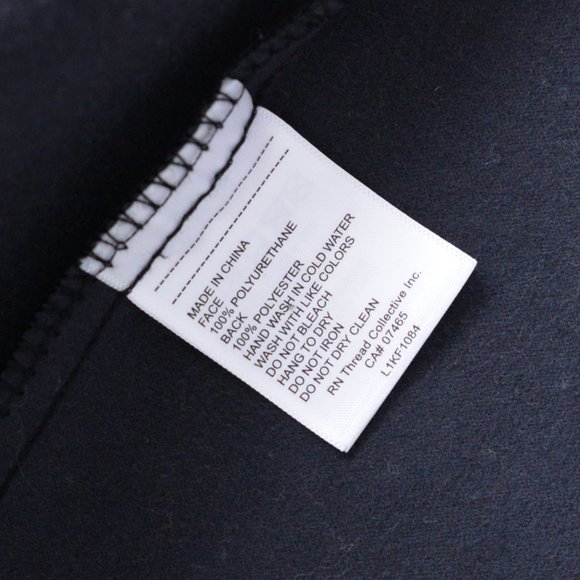 Laundry By Shelli Segal Black Faux Leather Button Shacket Jacket Size Large - Picture 16 of 16